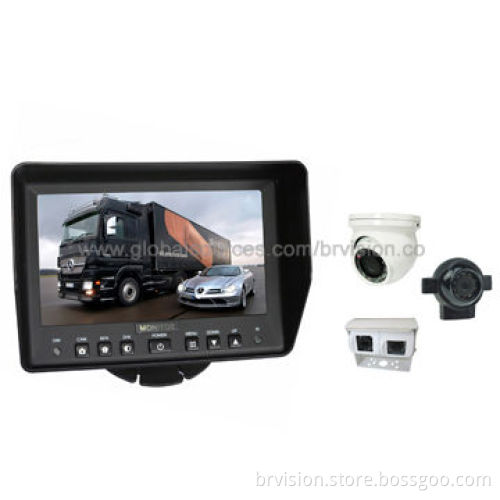 7-inch Rear-view System, Includes Waterproof Dome Camera, Ideal for Bus Surveillance